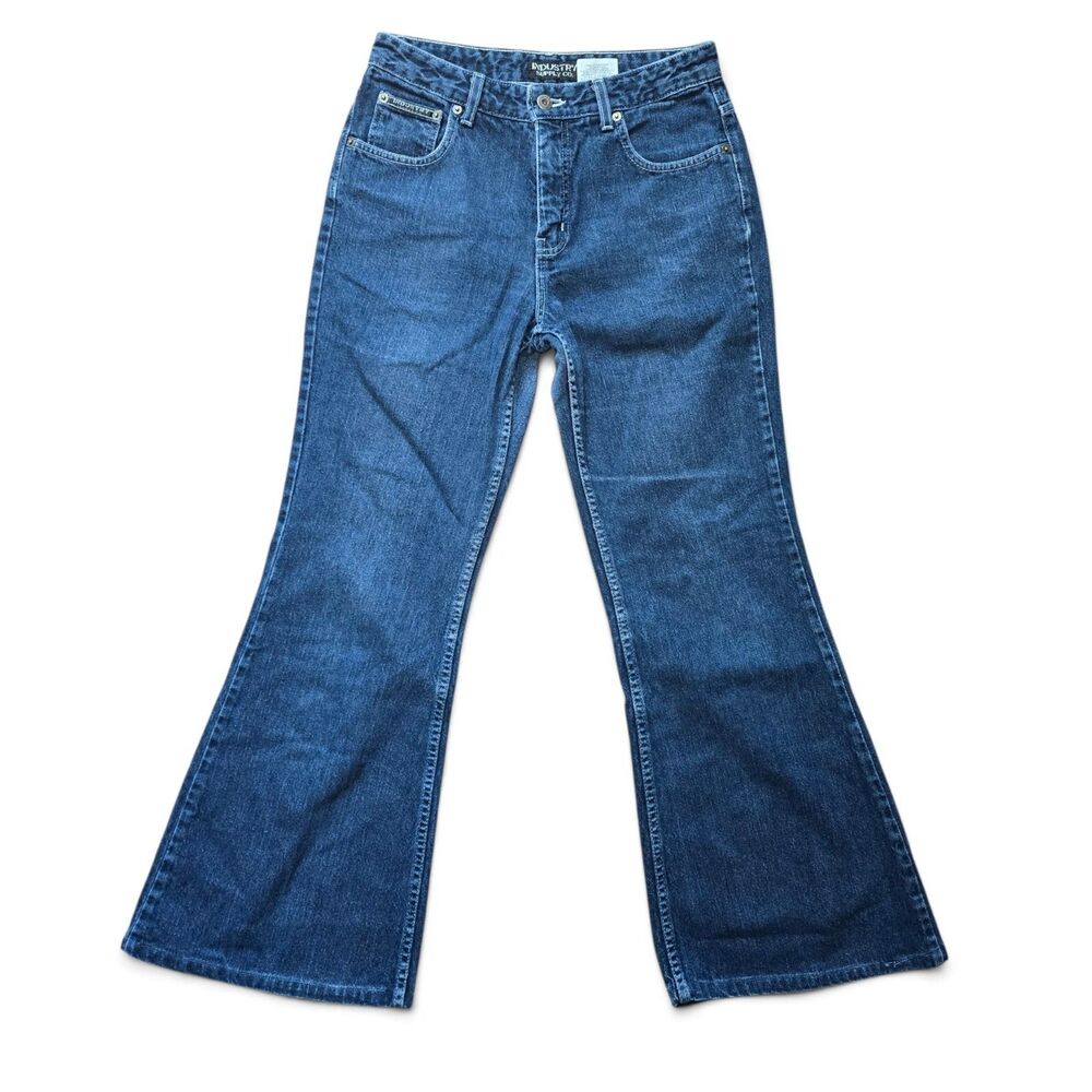 Vintage Industry Supply Co Jeans Mens 29x30 Flare Wide Leg High Rise Y2K Unisex